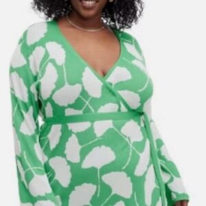 DVF X Target Ginkgo Wrap Mini Dress Or Tunic XXL